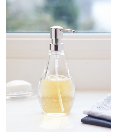UMBRA dozownik do mydła DROPLET przezroczysty