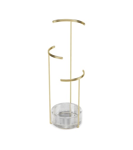 UMBRA stojak na biżuterię TESORA - mosiądz