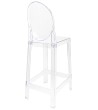 Krzesło barowe VICTORIA 75 cm transparentne