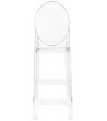 Krzesło barowe VICTORIA 75 cm transparentne