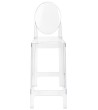 Krzesło barowe VICTORIA 75 cm transparentne