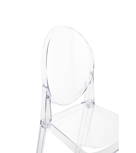 Krzesło barowe VICTORIA 75 cm transparentne