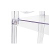Krzesło barowe VICTORIA 75 cm transparentne