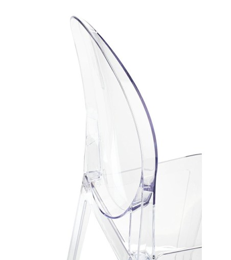 Krzesło barowe VICTORIA 75 cm transparentne