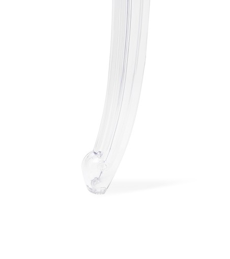 Stół KING 160 transparentny - poliwęglan, szkło hartowane