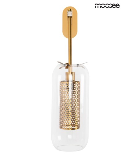 MOOSEE lampa ścienna LAMPION złota