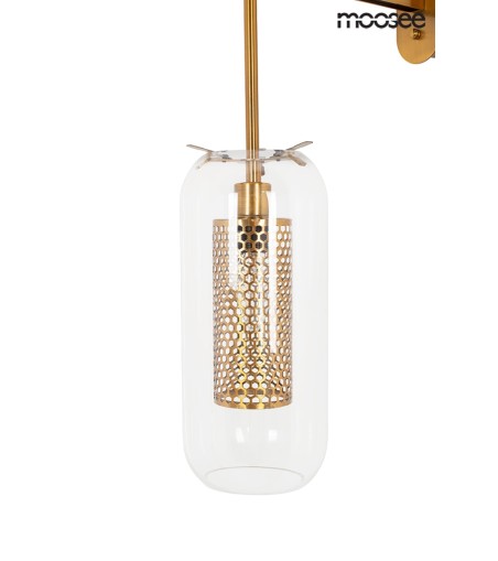 MOOSEE lampa ścienna LAMPION złota