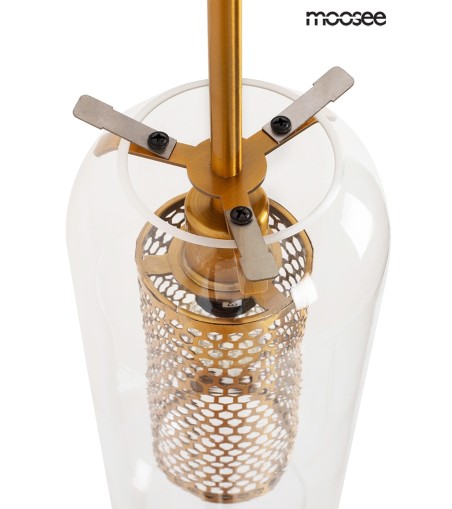 MOOSEE lampa ścienna LAMPION złota