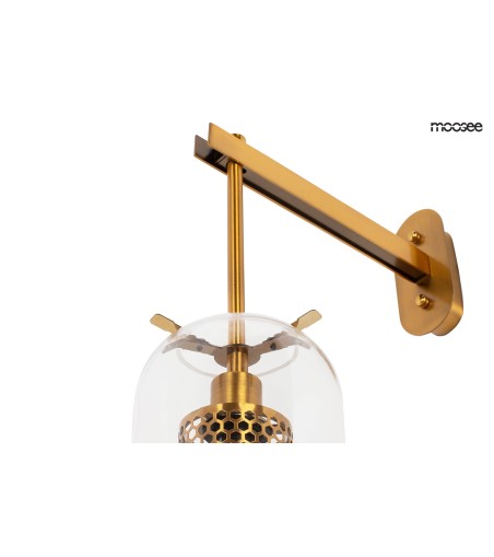 MOOSEE lampa ścienna LAMPION złota