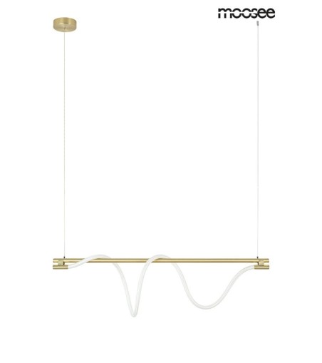 MOOSEE lampa wisząca SERPIENTE 120 złota