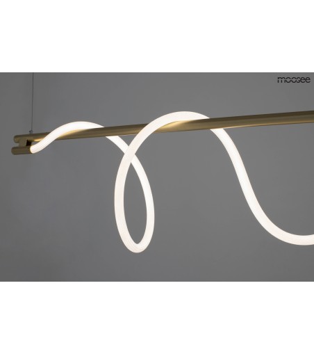 MOOSEE lampa wisząca SERPIENTE 120 złota