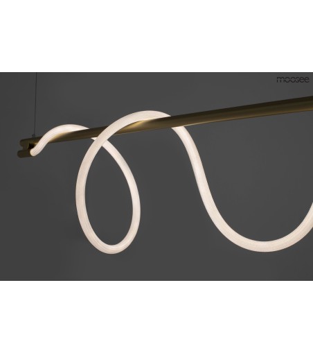 MOOSEE lampa wisząca SERPIENTE 120 złota