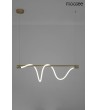 MOOSEE lampa wisząca SERPIENTE 120 złota