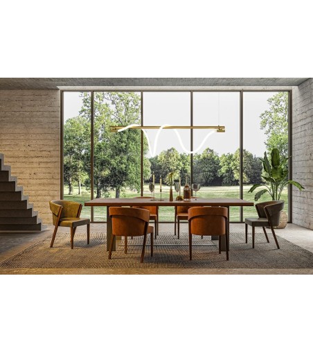 MOOSEE lampa wisząca SERPIENTE 120 złota