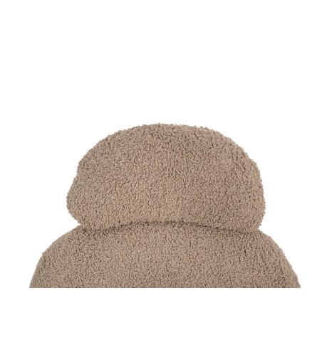 Fotel bujany PLUSH TEDDY ciemny beżowy