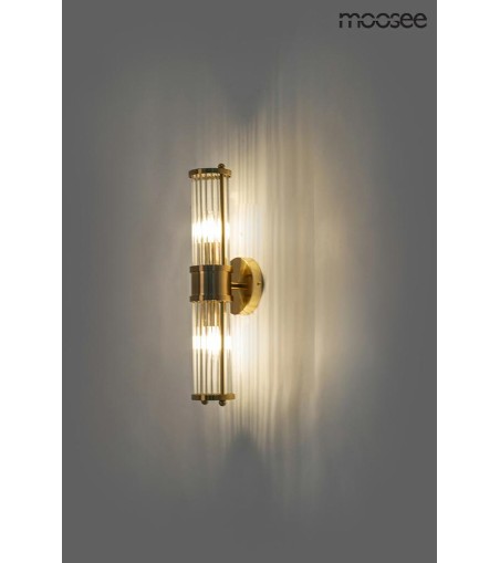 MOOSEE lampa ścienna PILAR TWIN złota
