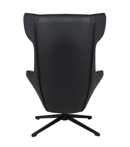 Fotel obrotowy VITA VELVET czarny PU