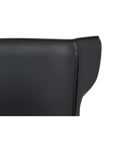 Fotel obrotowy VITA VELVET czarny PU