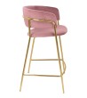 Krzesło barowe DELTA 65 różowe