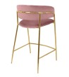 Krzesło barowe DELTA 65 różowe