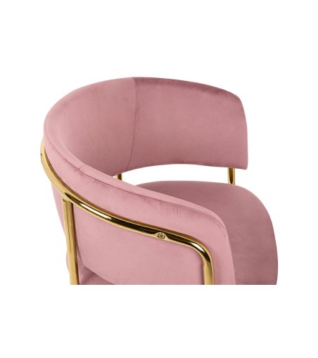 Krzesło barowe DELTA 65 różowe