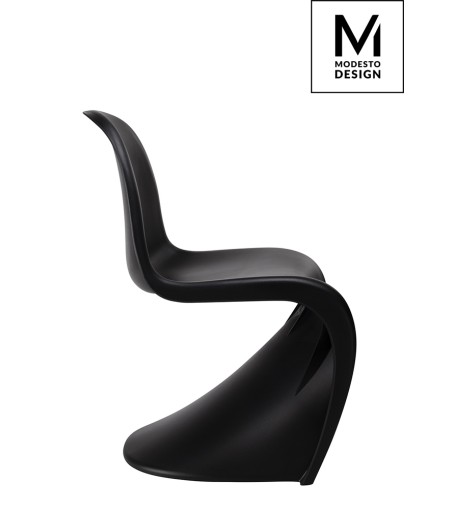 MODESTO krzesło HOVER czarne - polipropylen