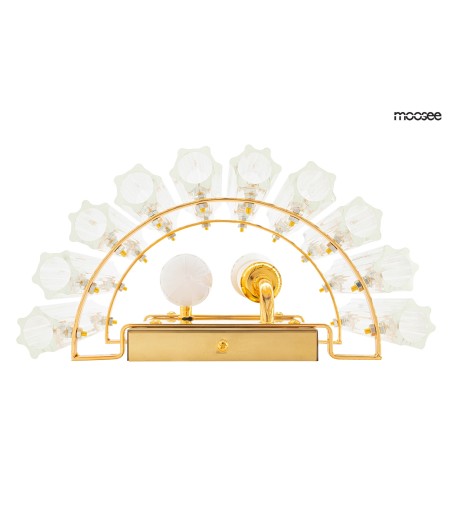 MOOSEE lampa ścienna PALACE złota