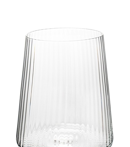 KARE komplet 4 kieliszków do wina RIFFLE  760 ml