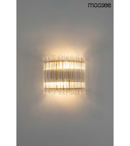 MOOSEE lampa ścienna PALACE złota