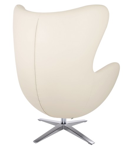 Fotel EGG SZEROKI PU beżowy