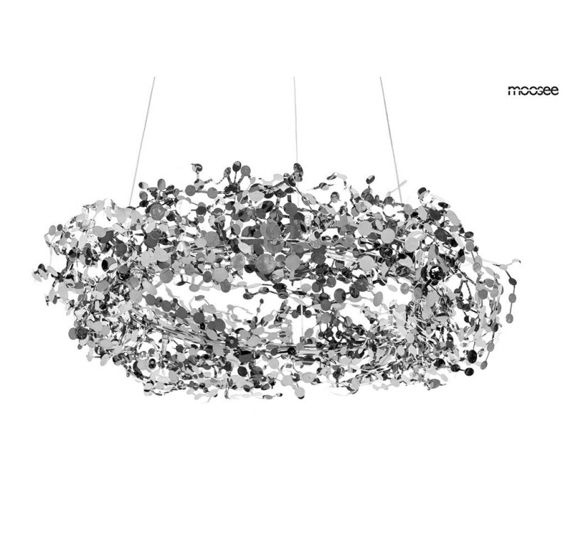 MOOSEE lampa wisząca MONETE 60 chrom