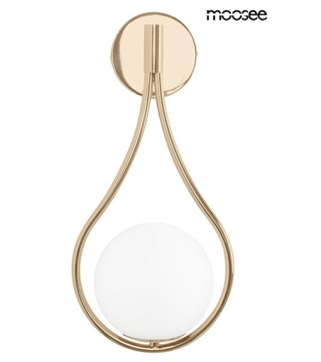 MOOSEE lampa ścienna ROMA złota