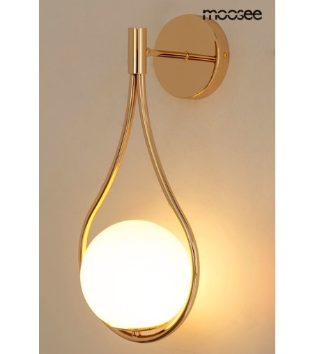 MOOSEE lampa ścienna ROMA złota