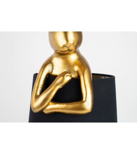 KARE lampa stołowa RABBIT 50 cm złota / czarna