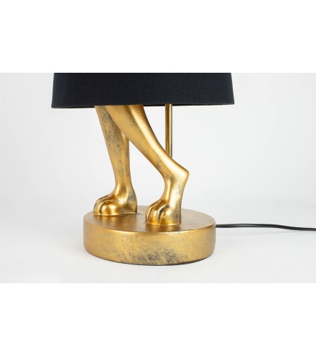 KARE lampa stołowa RABBIT 50 cm złota / czarna