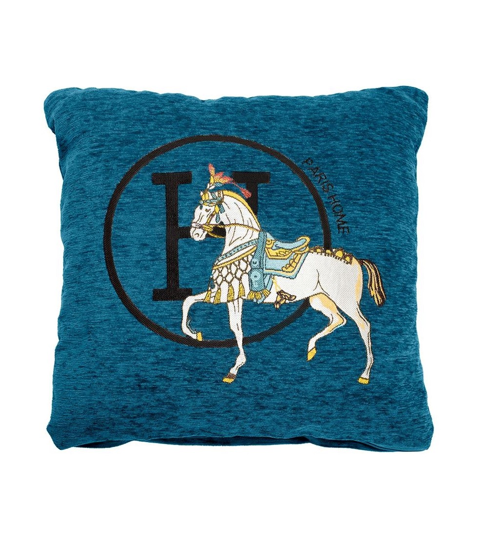 Poduszka dekoracyjna SHP PARIS HOME       niebieska