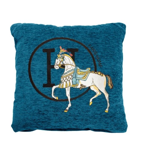 Poduszka dekoracyjna SHP PARIS HOME       niebieska