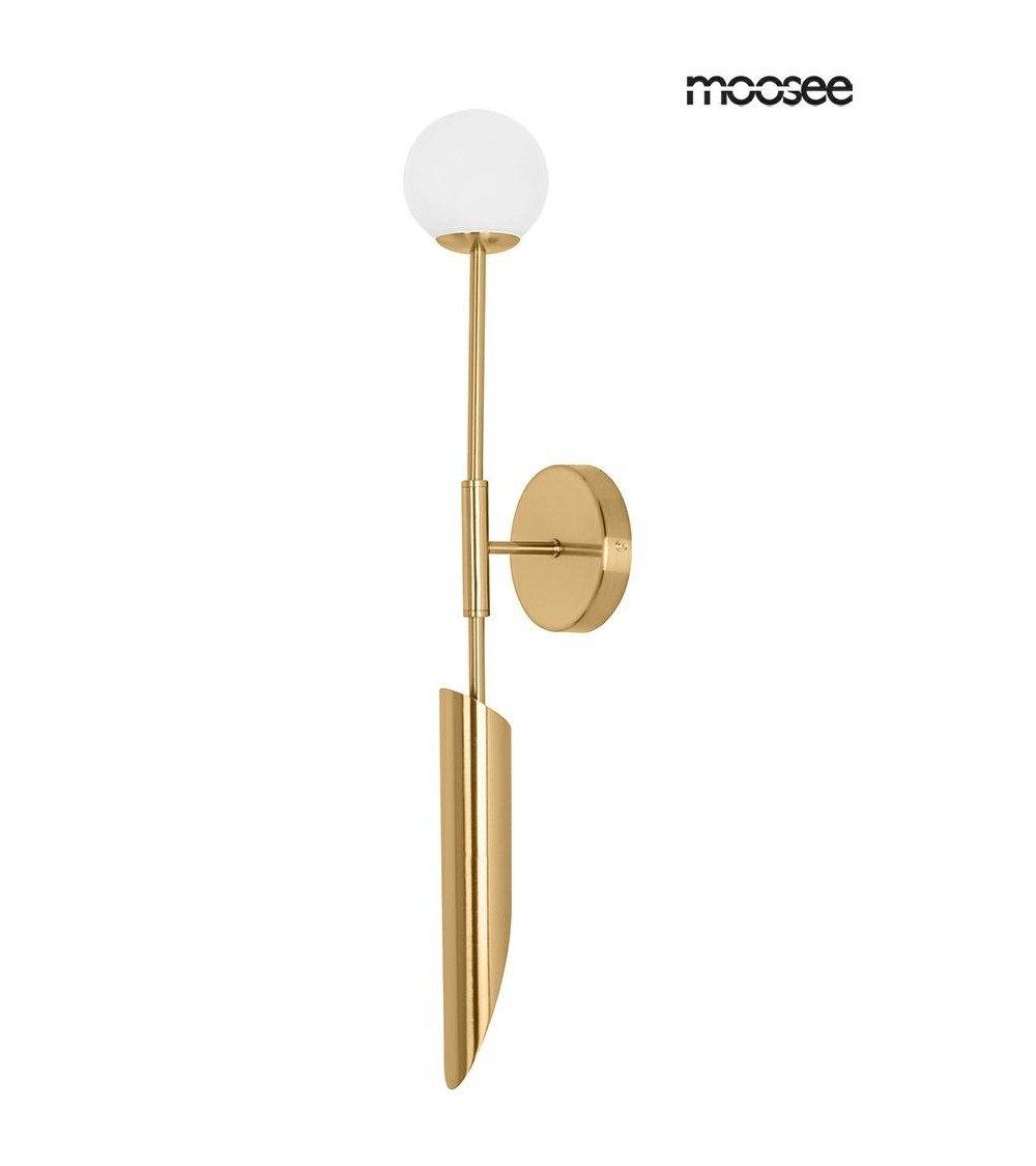 MOOSEE lampa ścienna LUCCA złota
