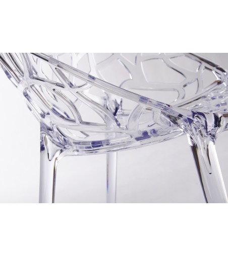 Krzesło KORAL transparentne  - poliwęglan
