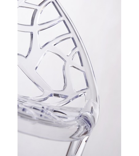 Krzesło KORAL transparentne  - poliwęglan