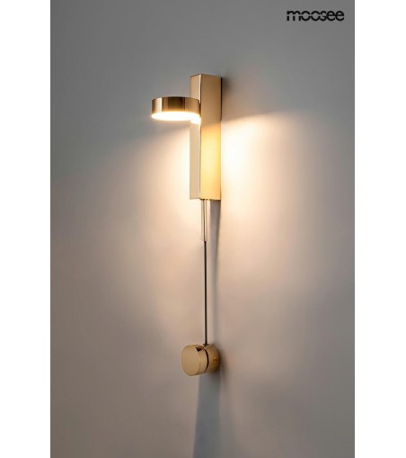 MOOSEE lampa ścienna CLARID GOLD złota