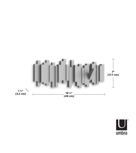 UMBRA wieszak na ubrania STICKS szary