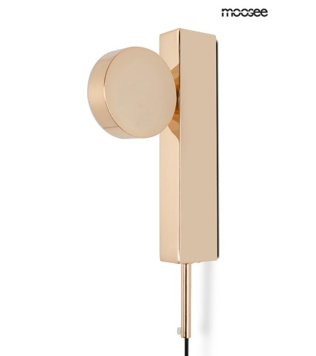 MOOSEE lampa ścienna CLARID GOLD złota