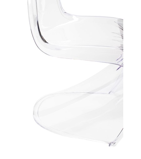 Krzesło HOVER PC transparentne - poliwęglan