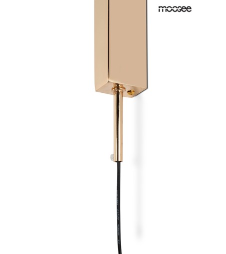 MOOSEE lampa ścienna CLARID GOLD złota