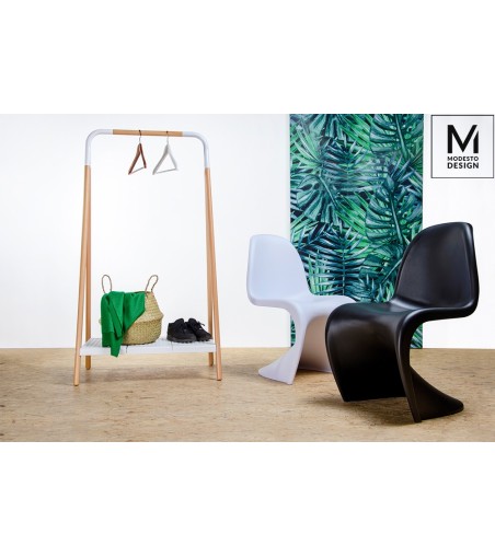 MODESTO krzesło HOVER czarne - polipropylen