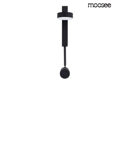MOOSEE lampa ścienna CLARID BLACK czarna