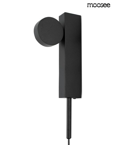 MOOSEE lampa ścienna CLARID BLACK czarna