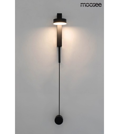 MOOSEE lampa ścienna CLARID BLACK czarna