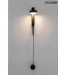 MOOSEE lampa ścienna CLARID BLACK czarna